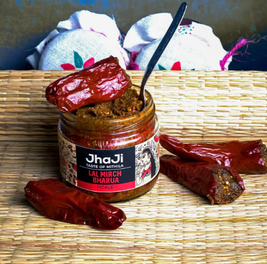 Lal Mirch ka Bharua Achar | Stuffed Red Chilli Pickle