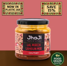 Lal Mirch Lahsun Chutney | लाल मिर्च लहसुन चटनी (250/500 gm Jars)